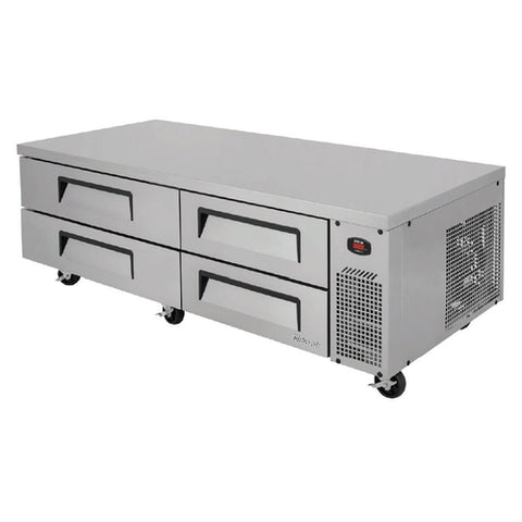 Turbo Air TCBE-72SDR-N 72" Four Drawer Refrigerated Chef Base