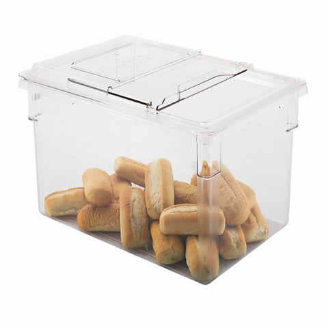 Cambro 182615CW135 Camwear 22-Gallon Clear Polycarbonate Food Storage Box