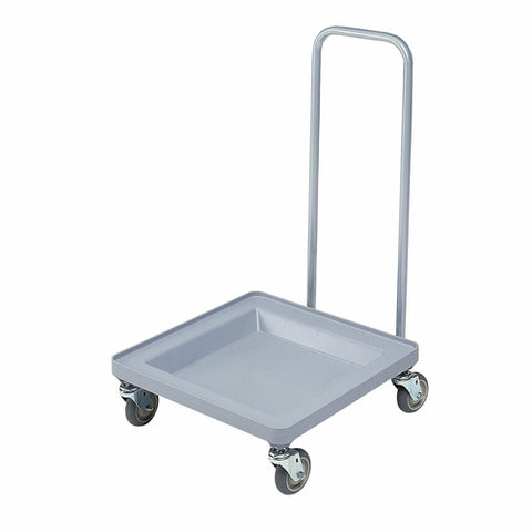 Cambro CDR2020H151 Camdolly Dish Rack Dolly with Handle, Soft Gray