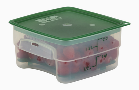 2SFSPROPP190 Cambro FreshPro Food Container, 2 Qt., Translucent