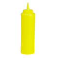 112M Tablecraft 12 Oz. Yellow Squeeze Bottle-Tablecraft Products