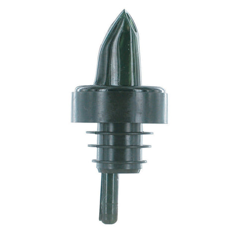Spill-Stop 366-00 Smoke Plastic Pourer Spout with Black Collar