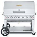 CV-RCB-48RDP-SI50/100 Crown Verity 48" Pro Series Grill Includes Roll Dome, Bun Rack, LP-CROWN VERITY INC.