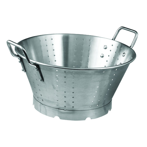 Winco SLO-11 11-Quart Heavy-Duty Stainless Steel Colander with Handles and Base