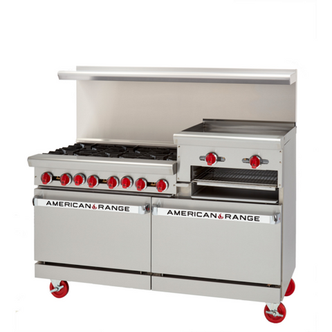 AR4B-36RG American Range Gas, Heavy Duty Restaurant Range - Each-American Range