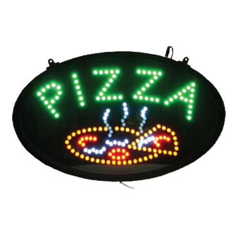Winco LED-11 LED Pizza Sign, 3 Flashing Patterns with Dust Cover