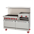 AR8B-24RG American Range Gas, Heavy Duty Restaurant Range - Each-American Range