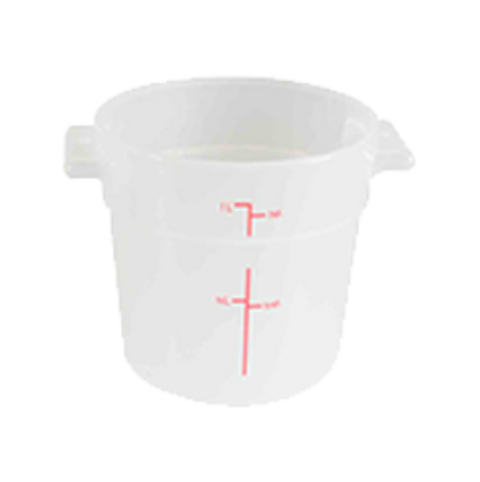 PLRFT301TL Thunder Group 1 Qt. Translucent Round Food Storage Container