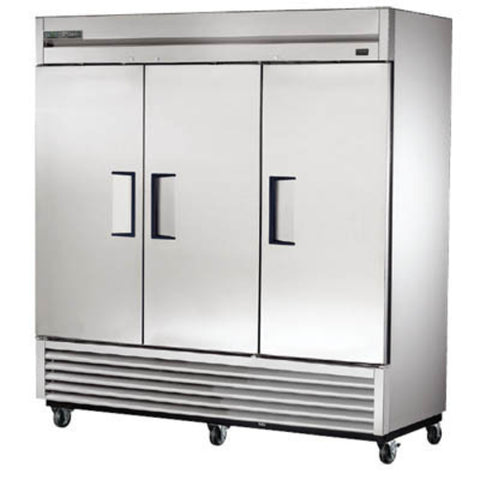 T-72F-HC True 78" 3-Section Reach-In Freezer