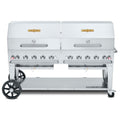 CV-MCB-72RDP-LP Crown Verity 70" Mobile Outdoor Grill w/ Roll Dome Package - LP-CROWN VERITY INC.