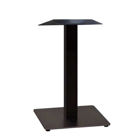 Grosfillex US503017 Gamma 18" x 18" Square Black Dining Height Table Base
