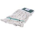 369551B00 Carlisle Medium White Wet Mop Head-CFS Brands