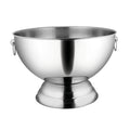 SPB-35 Winco 3-1/2 Gallon Stainless Steel Punch Bowl w/ Handles-WINCO