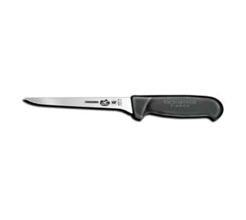 Victorinox 5.6413.15 6" Flexible Narrow Boning Knife with Black Fibrox Pro Handle