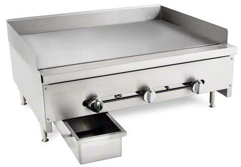 EHDG-48-T Enhanced 48" Thermostatic Gas Griddle