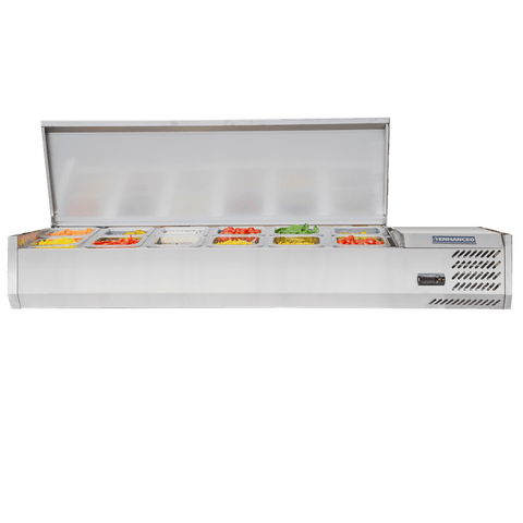 CTSP-60-15-HC Enhanced 60" Countertop Refrigerated Topping Stations