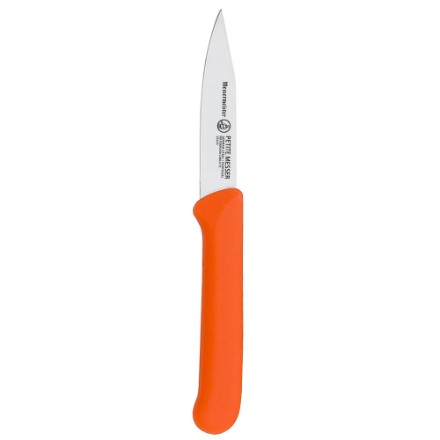 104/O Messermeister 3" Orange Clip Point Paring Knife w/ Matching Sheath