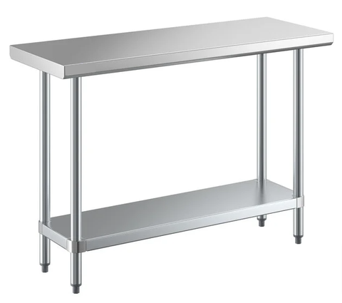 E-WTG-1848-416 Enhanced 18"D x 48"W Work Table with Galvanized Underself