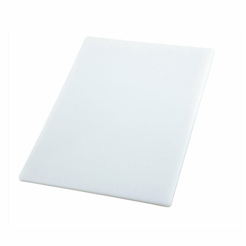 Cutting Board CBWT-1824 Winco 18" x 24" x 1/2" White Polyethylene