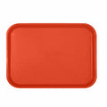 PLFFT1014RD Thunder Group 10-1/2" x 13-5/8" Red Fast Food Tray-Thunder Group