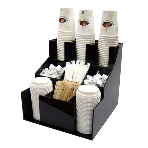 CLSO-3T Winco 3-Tier 6-Stack Cup & Lid Organizer