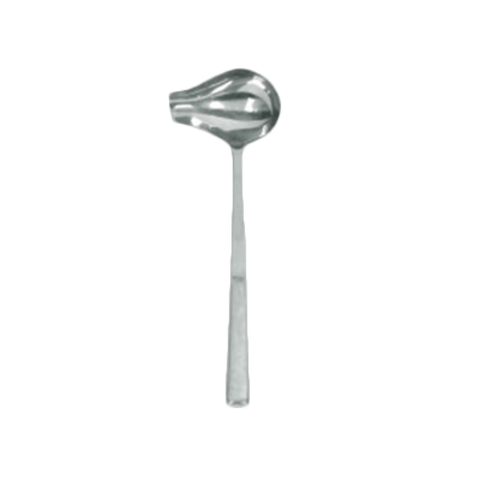 SLBF007 Thunder Group Spout Ladle, 12-1/2" OA length, 2 oz. capacity, one-piece construction, finger grip design, heavy gauge stainless steel mirror-finish (12 each minimum order)