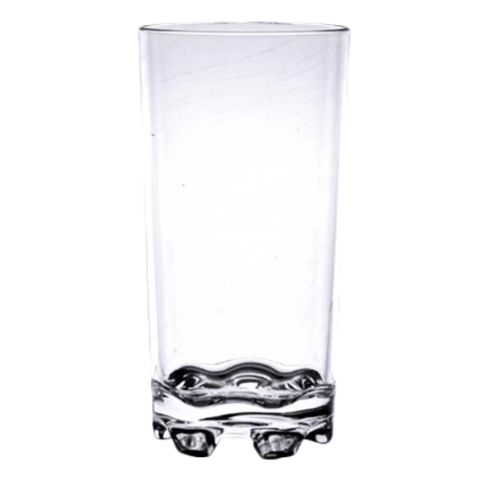 PLTHST012C Thunder Group 12 OZ CLASSIC TUMBLER, HEAVY BASE, STACKABLE, POLYCARBONATE, CLEAR