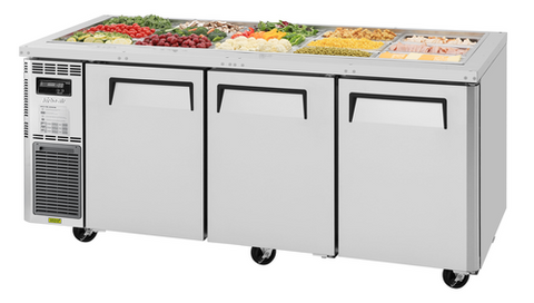 JBT-72-N Turbo Air 3-Section Refrigerated Buffet Display Table