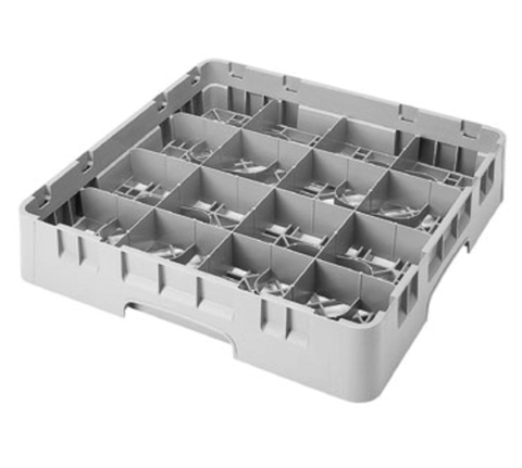 16C578151 Cambro With (2) Soft Gray Extenders, Camrack Cup Rack - Each