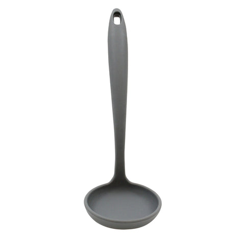 H3900Gy Tablecraft Ladle, 10-3/4\" 5 Oz., Silicone, Gray