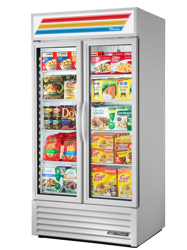 GDM-35F-TSL01 True Two-Section, Freezer Merchandiser - Each