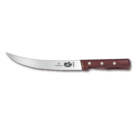 5.7200.20-X2  Victorinox 8" Curved Breaking Knife w/ Rosewood Handle