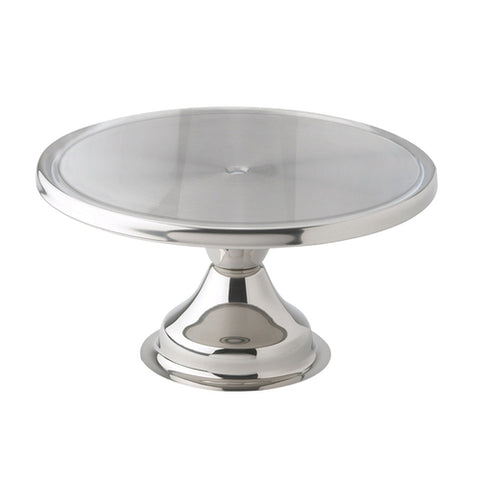 CKS-13 Winco 13" Round Stainless Steel Cake Stand