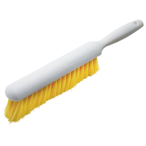 BRC-14Y Winco Counter Brush, 14-1/4&quot;L, White Handle, Yellow Bristles