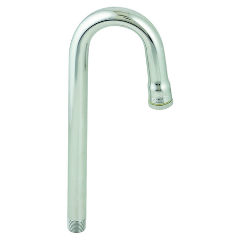 119X T&S Brass 8-3/4" High w/ 2-3/4" Spread Rigid Gooseneck Faucet Nozzle
