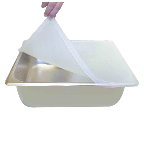 PLFS7190 Thunder Group Flat Flexsil Lid - Fits 1/9 Size Pans