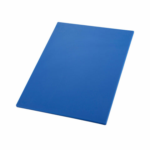 CBBU-1520 Winco 15" x 20" x 1/2" Blue Polyethylene Cutting Board