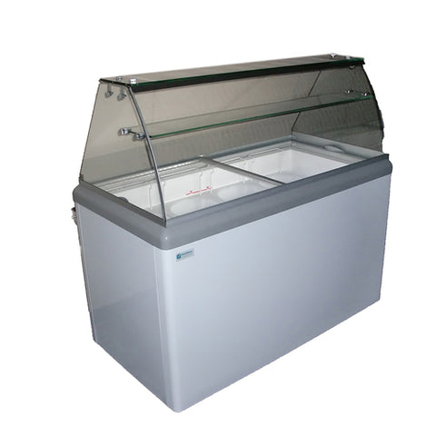 HBD-8HC Excellence 51.75" Stand Alone Ice Cream Dipping Cabinet w/ 14 Tub Capacity