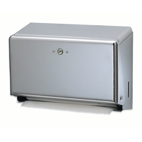 T1950XC San Jamar Chrome Mini C-Fold/Multi-Fold Towel Dispenser