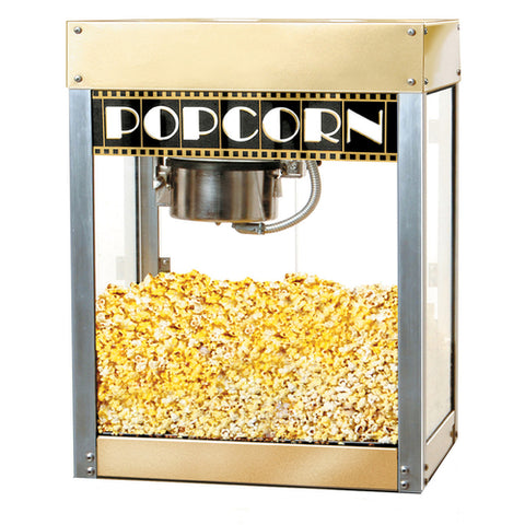 11048 Winco Benchmark Premiere Popcorn Machine - 4 oz Kettle, 120v