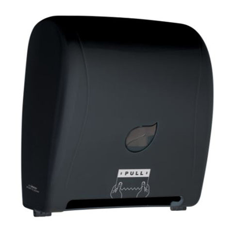 TDAC-8K Winco Pur-Clean, Auto Cut Roll Towel Dispenser, Black