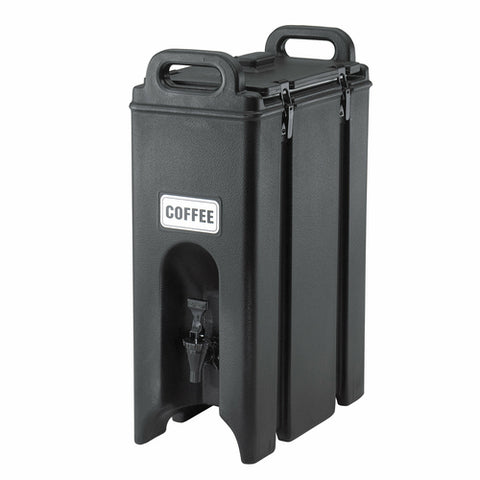 500LCD110 Cambro 4-3/4 Gallon Camtainer Black Beverage Carrier