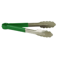 SLTG812G Thunder Group 12" Stainless Steel Tong With Non-Slip Green Handle-Thunder Group
