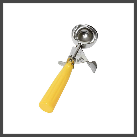 SLDS020 Thunder Group 1-5/8 Oz. Yellow Ice Cream Disher