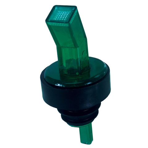 313-04 Spill Stop Green With Black Collar, Ban-M Screened Pourer® - Each