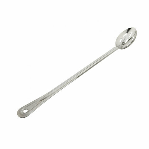 SL21 Libertyware Basting Spoon, 21\" slotted, stainless steel, mirror polished finish