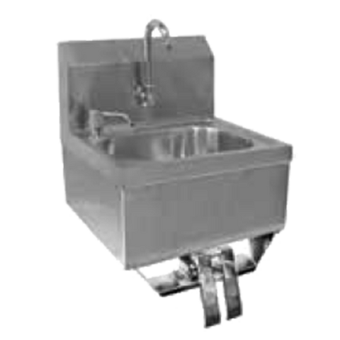 HS-1615KG GSW 12-3/4" x 10" Wall Mount Hand Sink w/ Optional Soap Dispenser