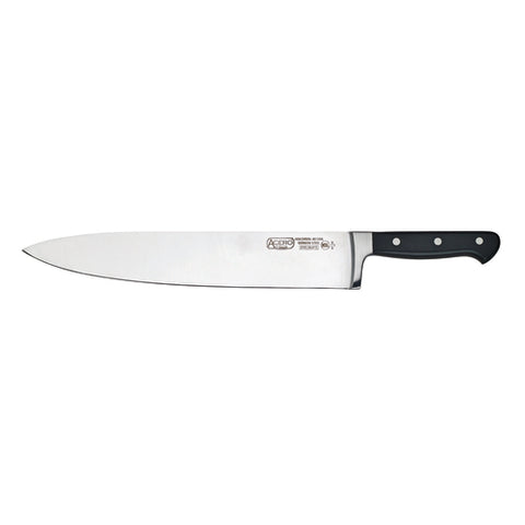 Kfp-120 Winco Chef Knife 12" Blade, Full Tang, Forged Pom Handle Acero
