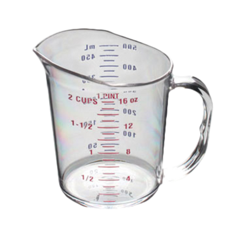 PLMC016CL Thunder Group Polyethylene 1 Pint (0.5 Liter) Measuring Cup