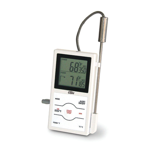 DSP1 CDN 32 To 572°F (0 To 300°C) Dual-Sensing Probe Thermometer/Timer